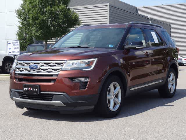 Cinnamon Glaze Metallic 2018 Ford Explorer SUV / Crossover Front-Wheel Drive 6-Speed Automatic
