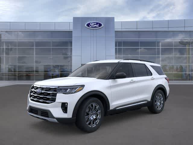 Star White Metallic Tri-Coat 2025 Ford Explorer Active AWD SUV / Crossover All-Wheel Drive Automatic