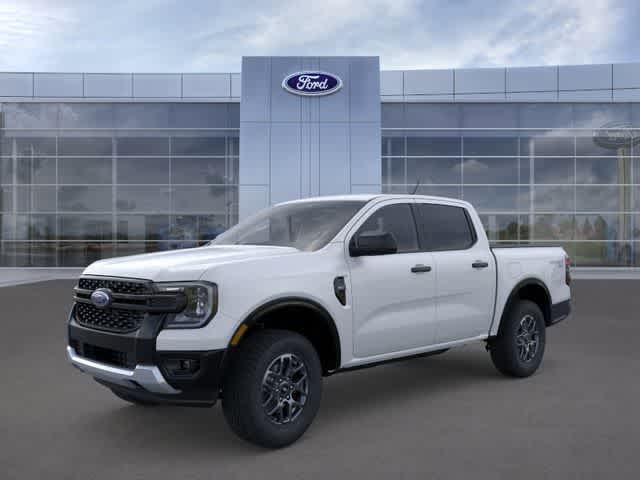 Oxford White 2024 Ford Ranger XLT SuperCrew 4WD Pickup Truck Four-Wheel Drive Automatic