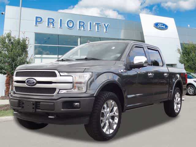 Gray (Magnetic Metallic) 2018 Ford F-150 Platinum SuperCrew 4WD Pickup Truck Four-Wheel Drive Automatic
