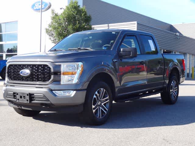 Carbonized Gray Metallic 2021 Ford F-150 XL SuperCrew 4WD Pickup Truck Four-Wheel Drive Automatic