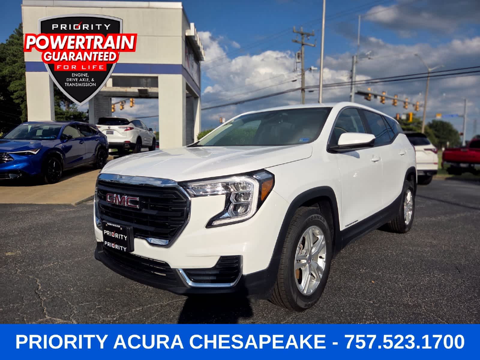 Summit White 2024 GMC Terrain SUV / Crossover All-Wheel Drive 9-Speed Automatic