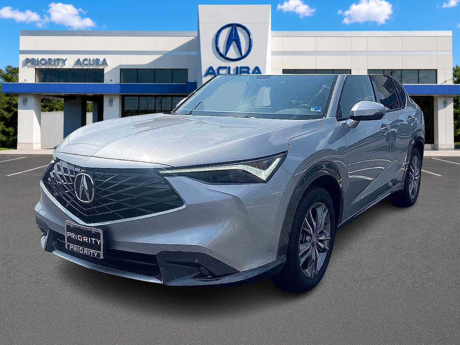 Solar Silver Metallic 2025 Acura ADX SUV / Crossover All-Wheel Drive Continuously Variable Transmission