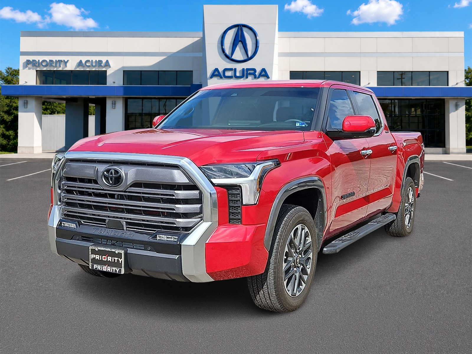 Supersonic Red 2025 Toyota Tundra Pickup Truck Four-Wheel Drive Automatic