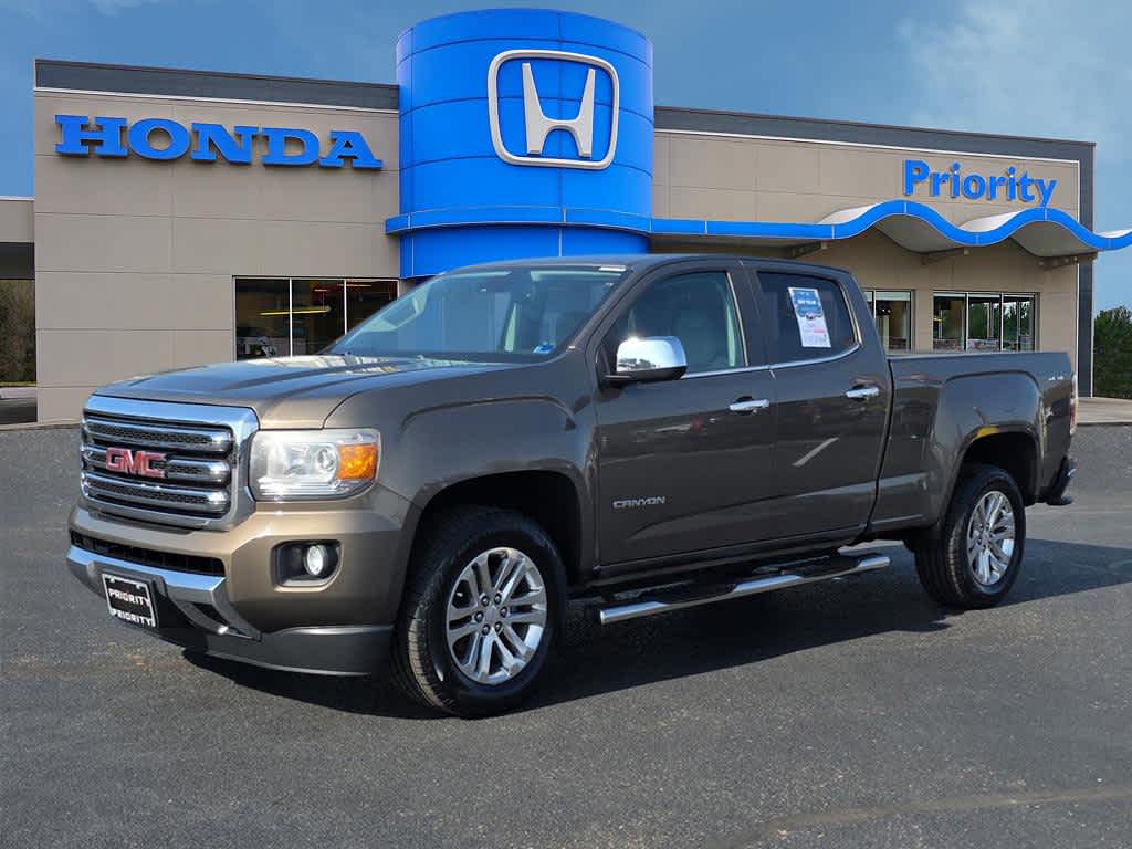 Bronze Alloy Metallic 2016 GMC Canyon SLT Crew Cab 4WD Pickup Truck Four-Wheel Drive 6-Speed Automatic