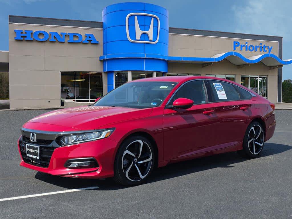 San Marino Red 2019 Honda Accord 1.5T Sport FWD Sedan Front-Wheel Drive Continuously Variable Transmission
