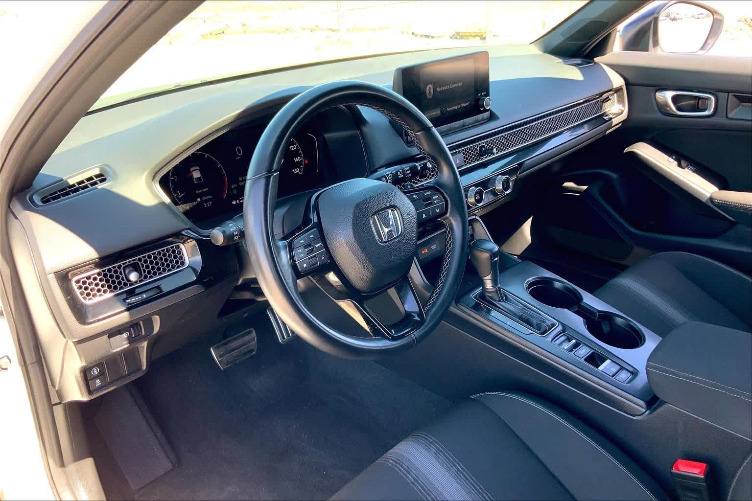 2023 Honda Civic Sport Platinum White Pearl at Lexus Southwest Houston