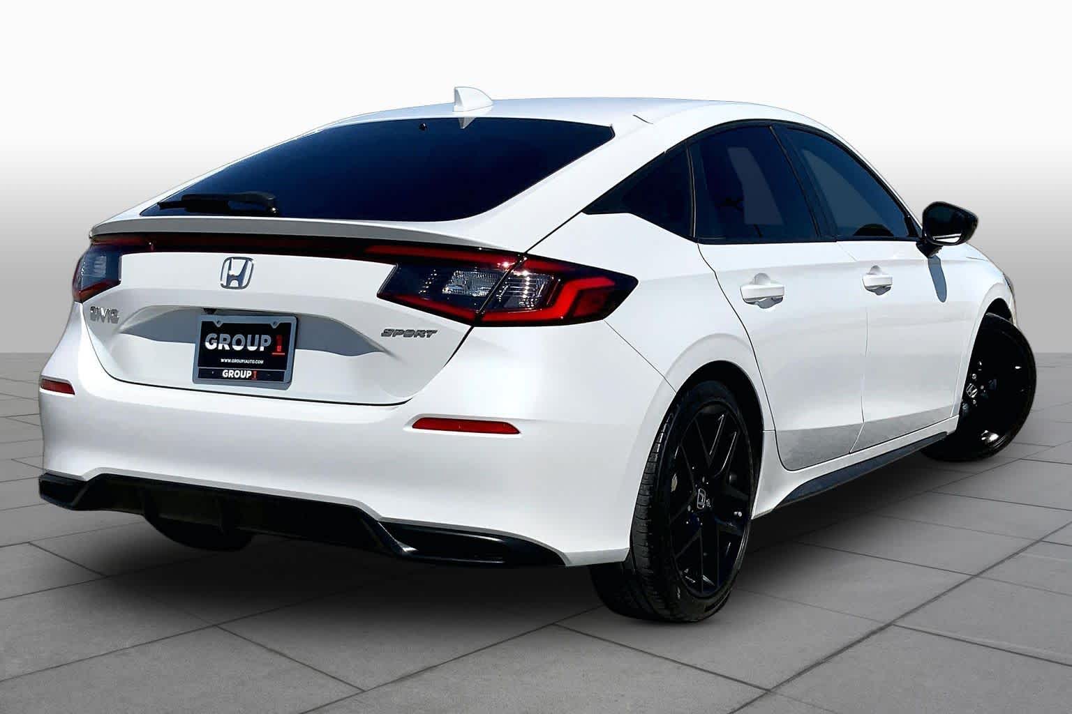 2023 Honda Civic Sport Platinum White Pearl at Lexus Southwest Houston