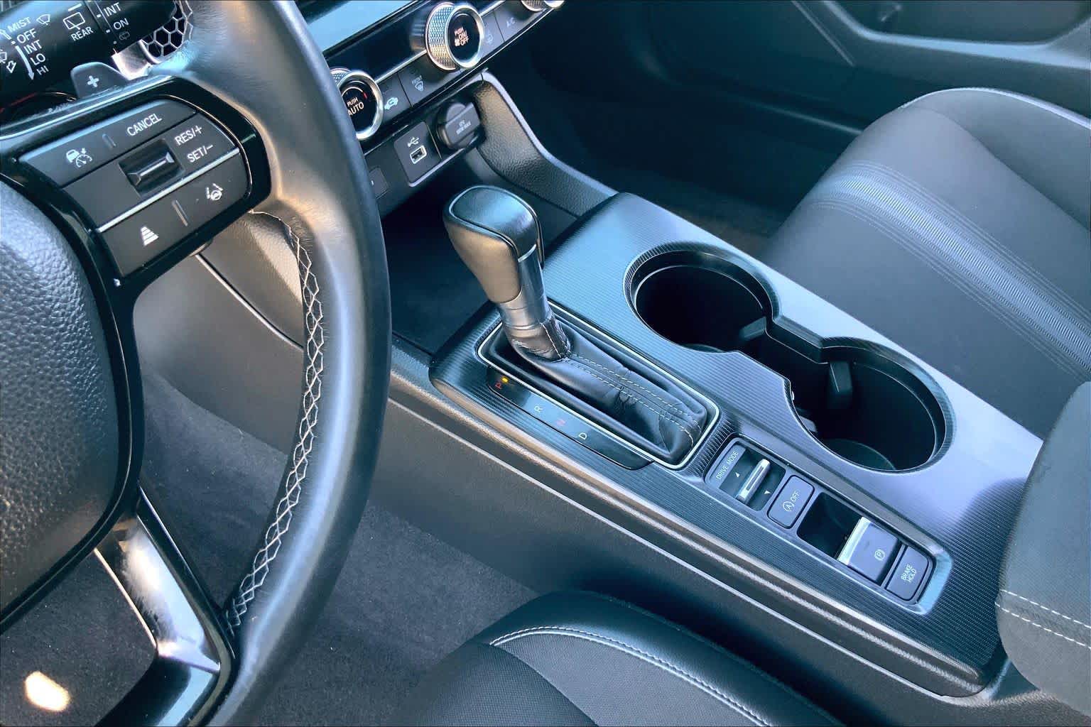 2023 Honda Civic Sport Platinum White Pearl at Lexus Southwest Houston