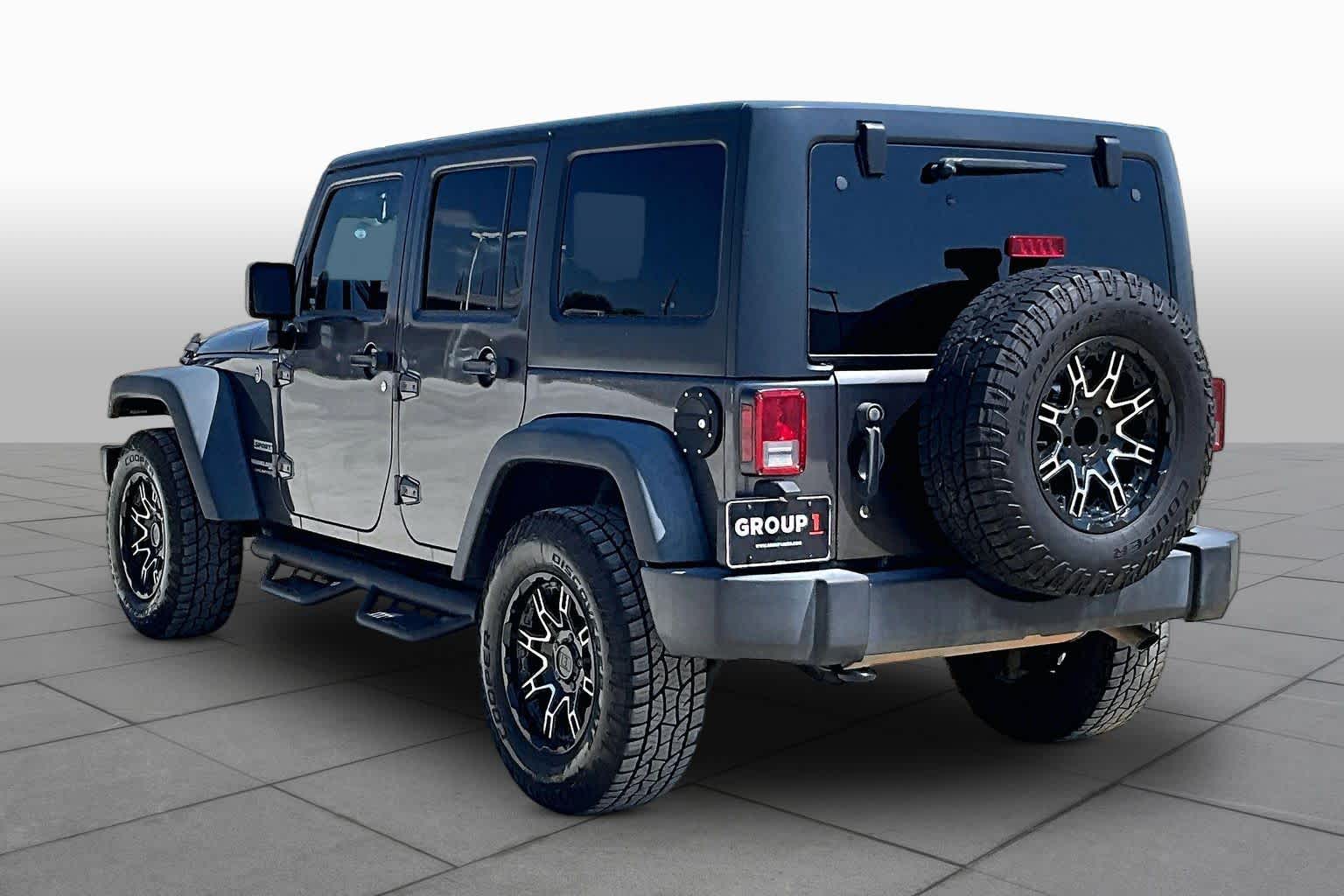 2018 Jeep Wrangler JK Unlimited Sport S Granite Crystal Metallic Clearcoat at Mac Haik CDJR North Houston
