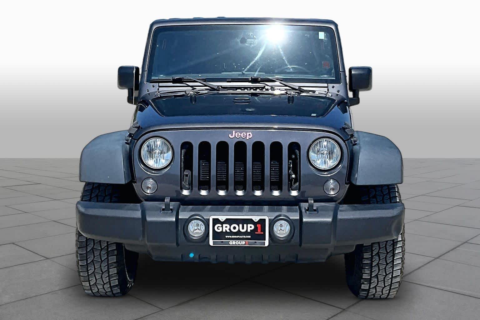 2018 Jeep Wrangler JK Unlimited Sport S Granite Crystal Metallic Clearcoat at Mac Haik CDJR North Houston