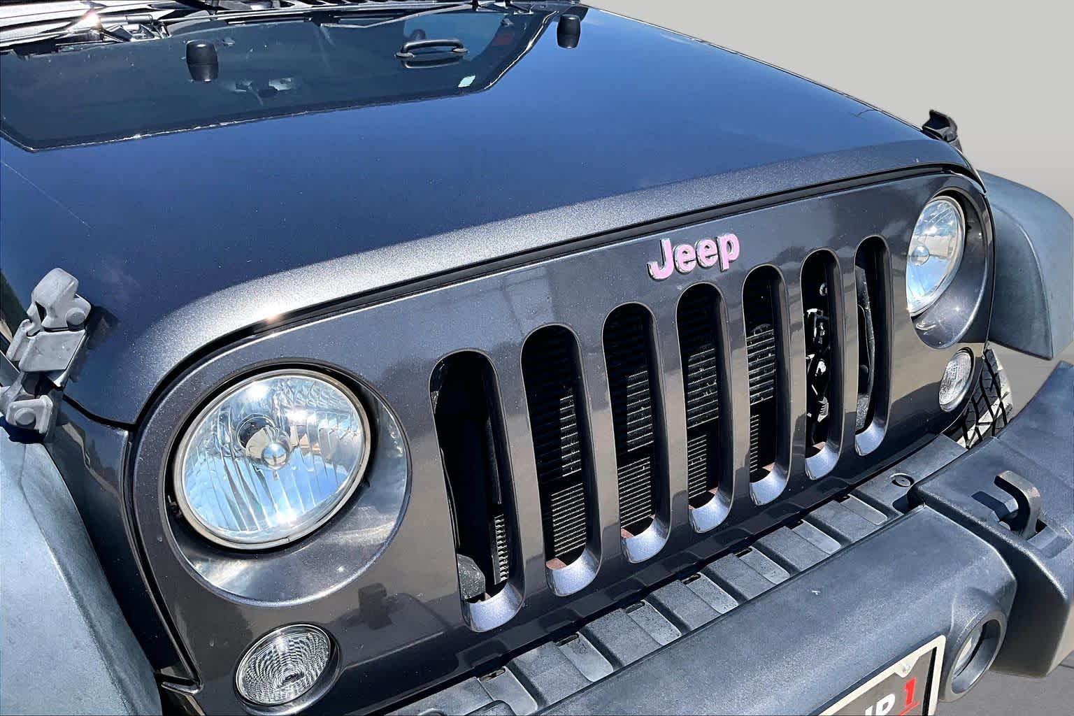 2018 Jeep Wrangler JK Unlimited Sport S Granite Crystal Metallic Clearcoat at Mac Haik CDJR North Houston