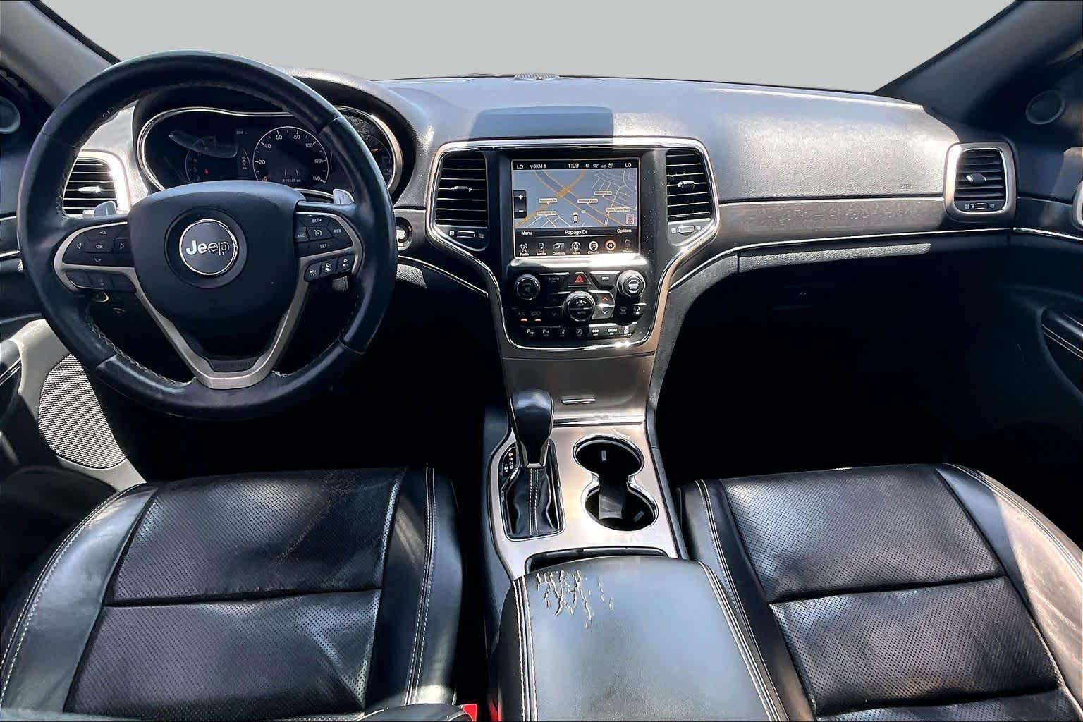 2017 Jeep Grand Cherokee Limited Diamond Black Crystal Pearlcoat at Mac Haik Ford