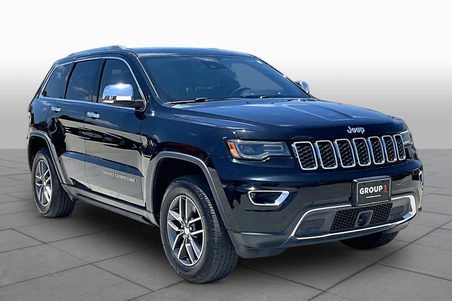 2017 Jeep Grand Cherokee Limited Diamond Black Crystal Pearlcoat at Mac Haik Ford
