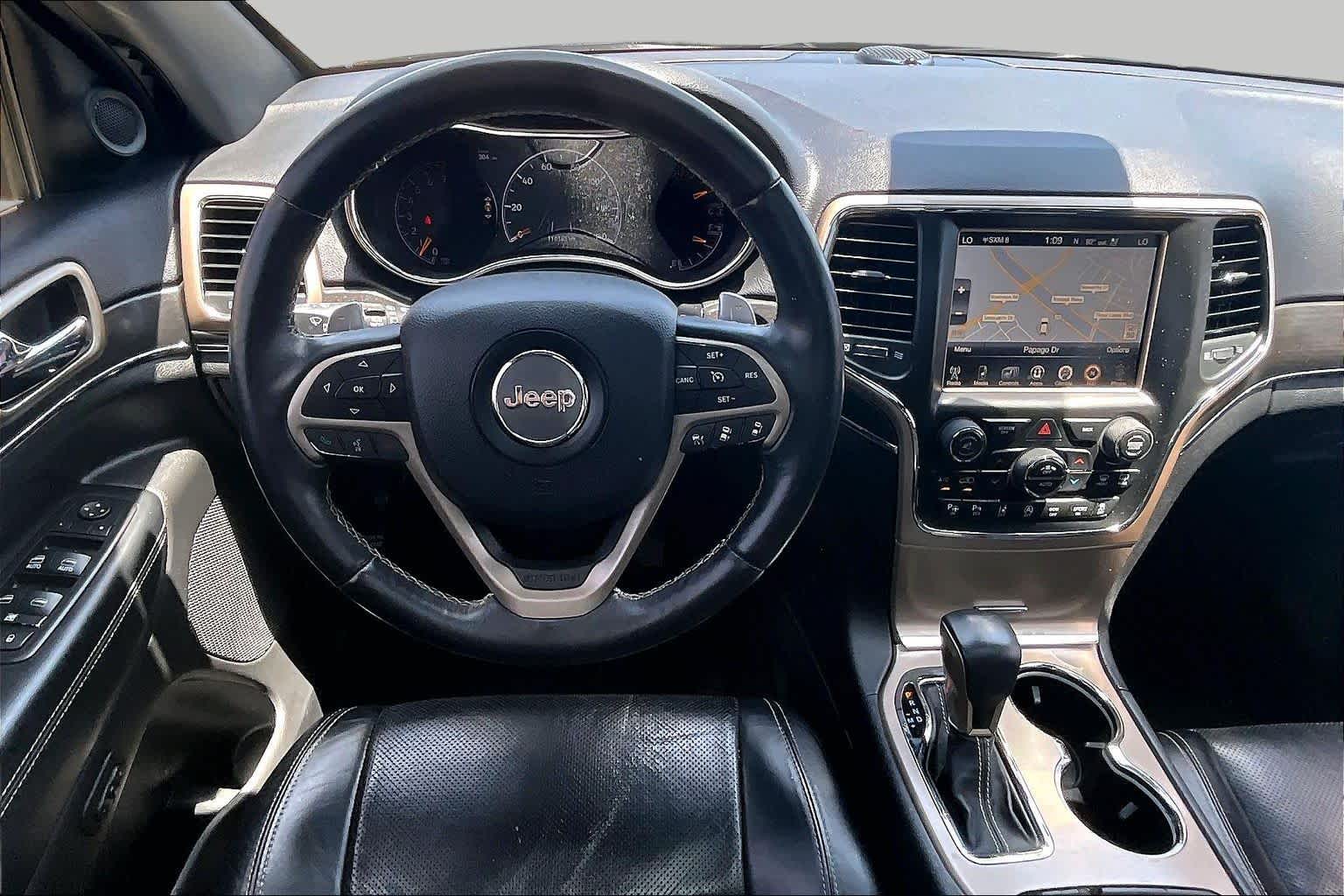 2017 Jeep Grand Cherokee Limited Diamond Black Crystal Pearlcoat at Mac Haik Ford