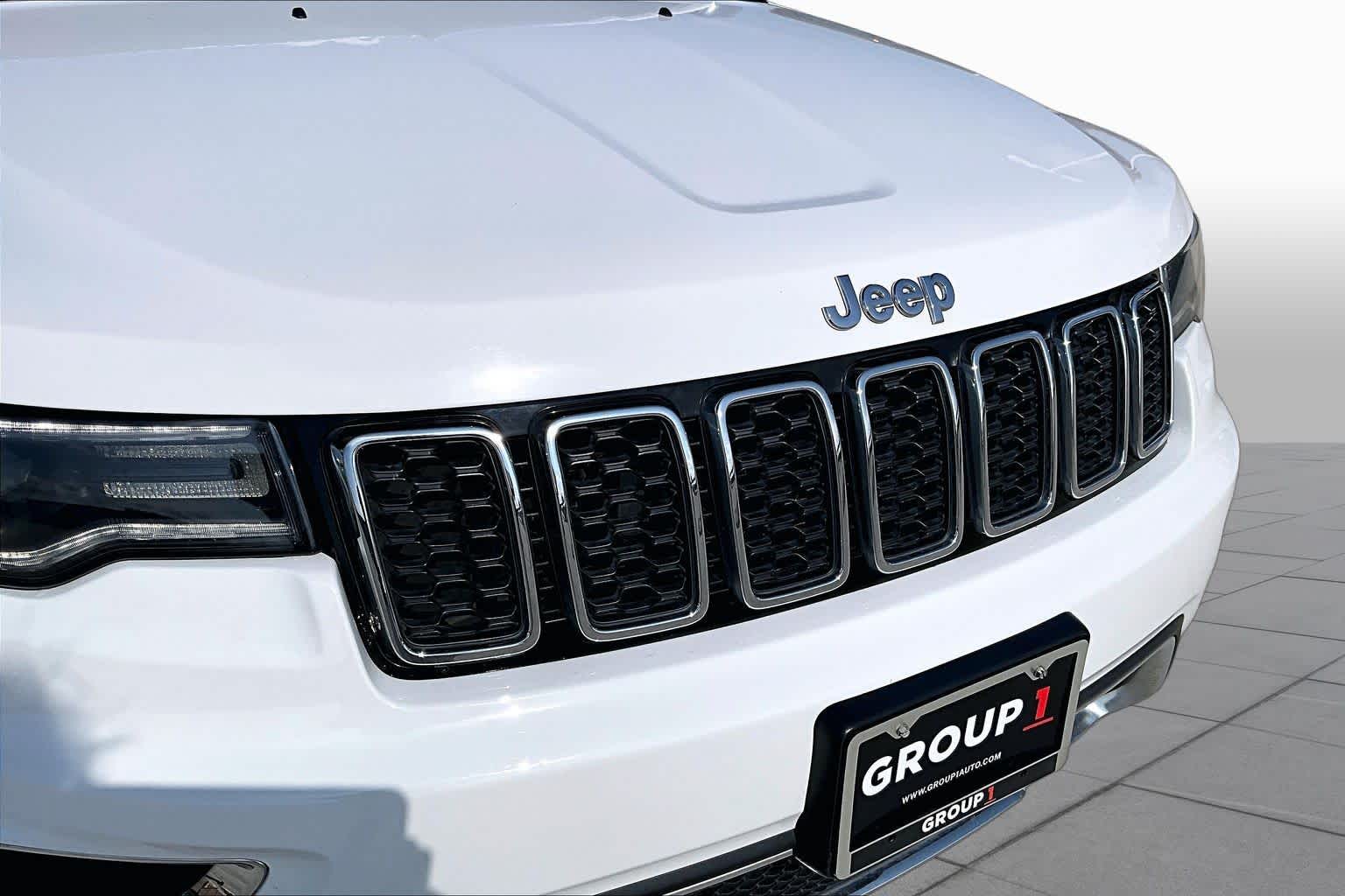2018 Jeep Grand Cherokee Limited Bright White Clear Coat at Tomball Chrysler Dodge Jeep Ram
