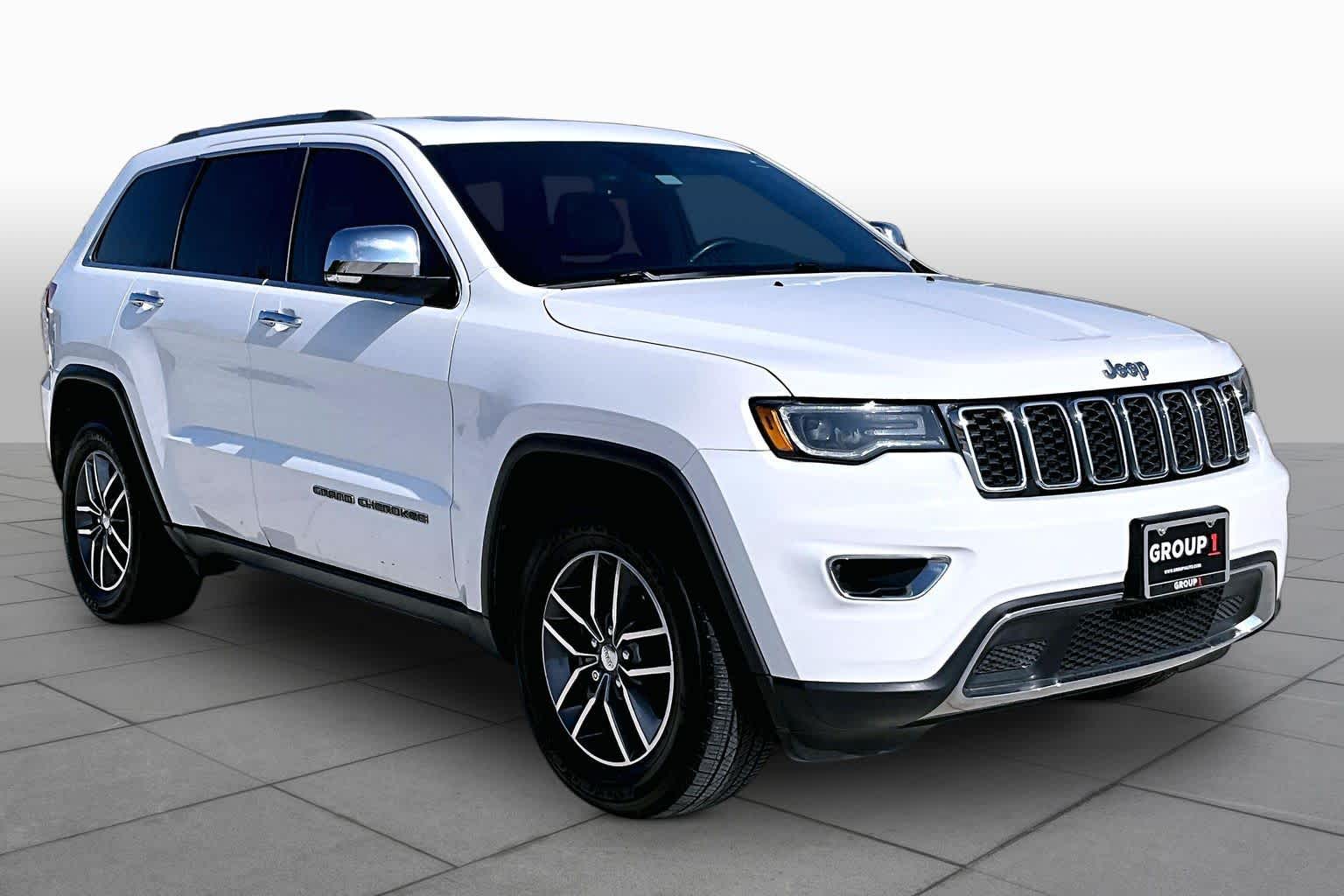 2018 Jeep Grand Cherokee Limited Bright White Clear Coat at Tomball Chrysler Dodge Jeep Ram