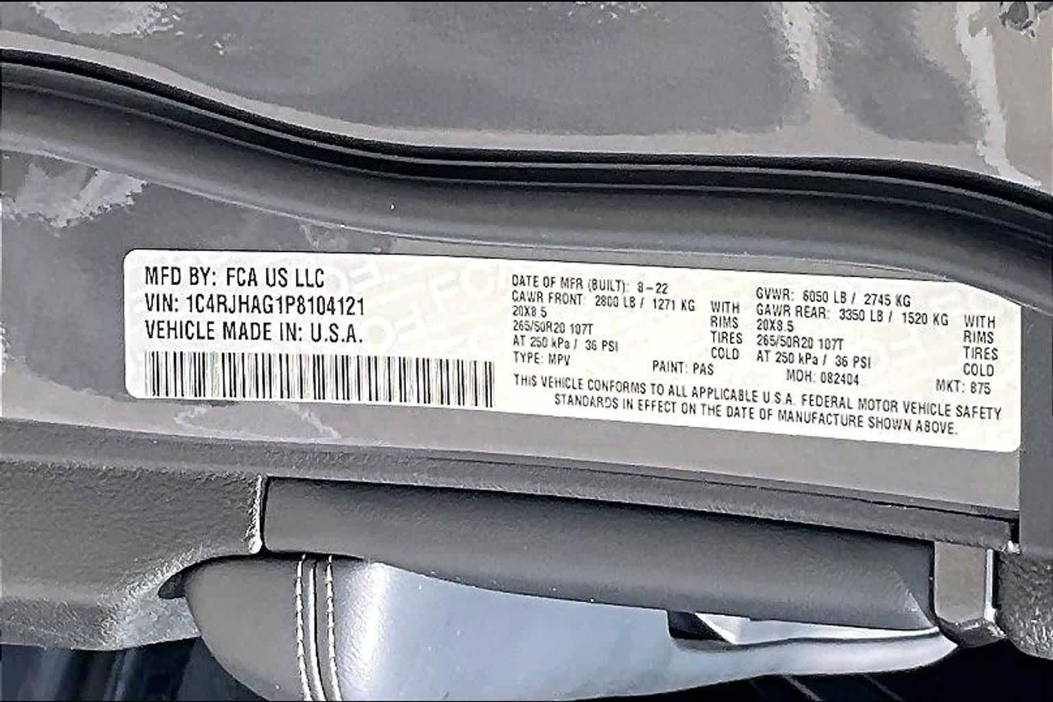 2023 Jeep Grand Cherokee Altitude Baltic Gray Metallic Clearcoat at HGreg Houston