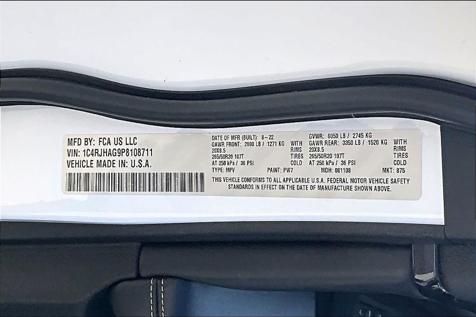 2023 Jeep Grand Cherokee Altitude Bright White Clearcoat at Tomball Chrysler Dodge Jeep Ram