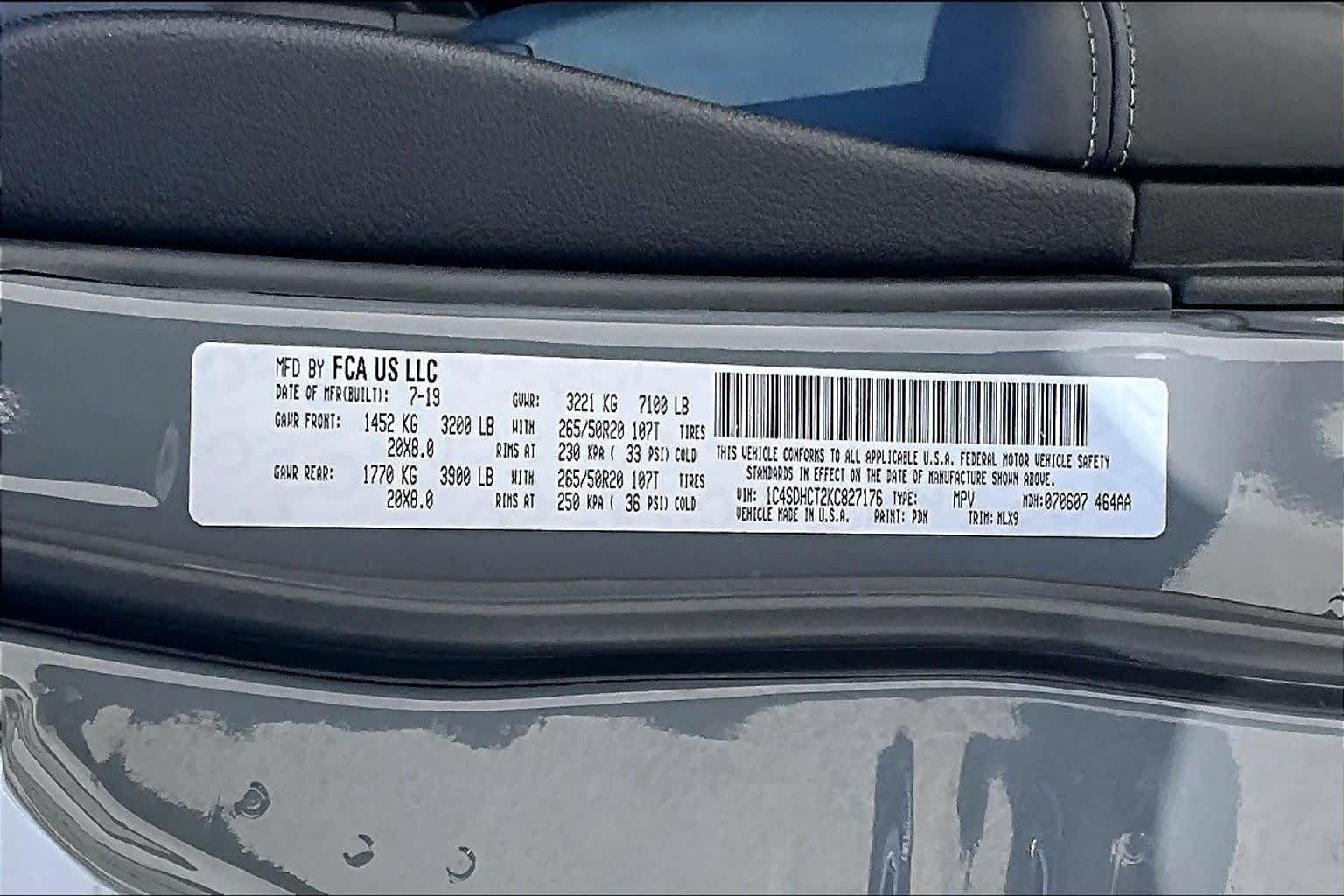 2019 Dodge Durango R/T Destroyer Gray Clearcoat at Lone Star Chevrolet