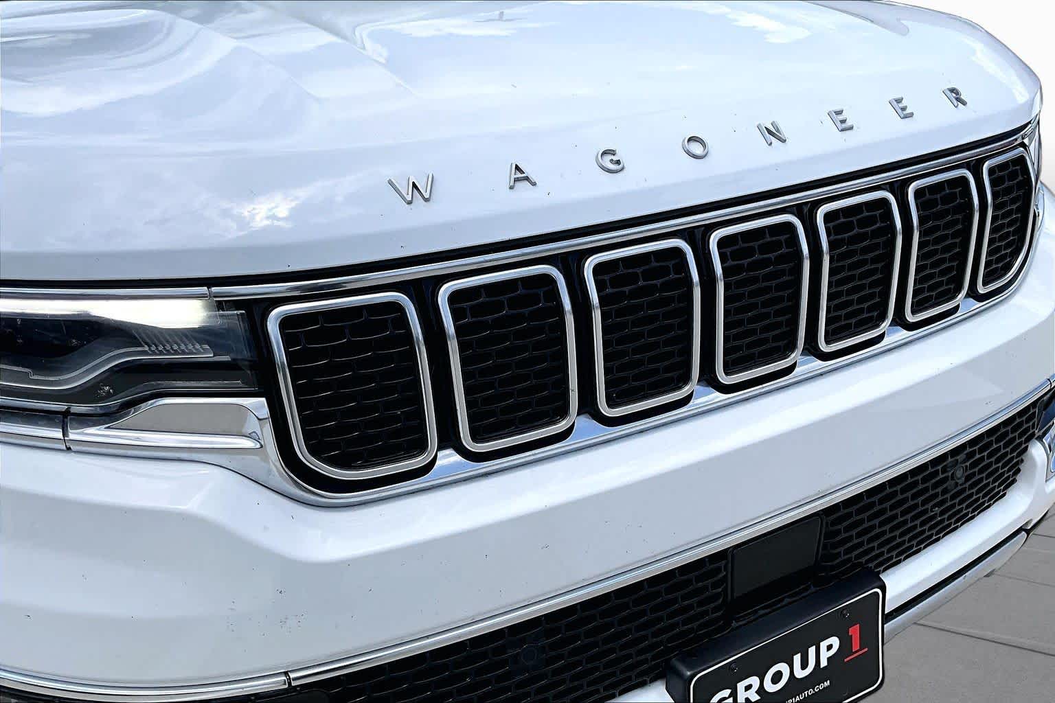 2024 Jeep Wagoneer Series II Bright White Clearcoat at Lexus of Clear Lake