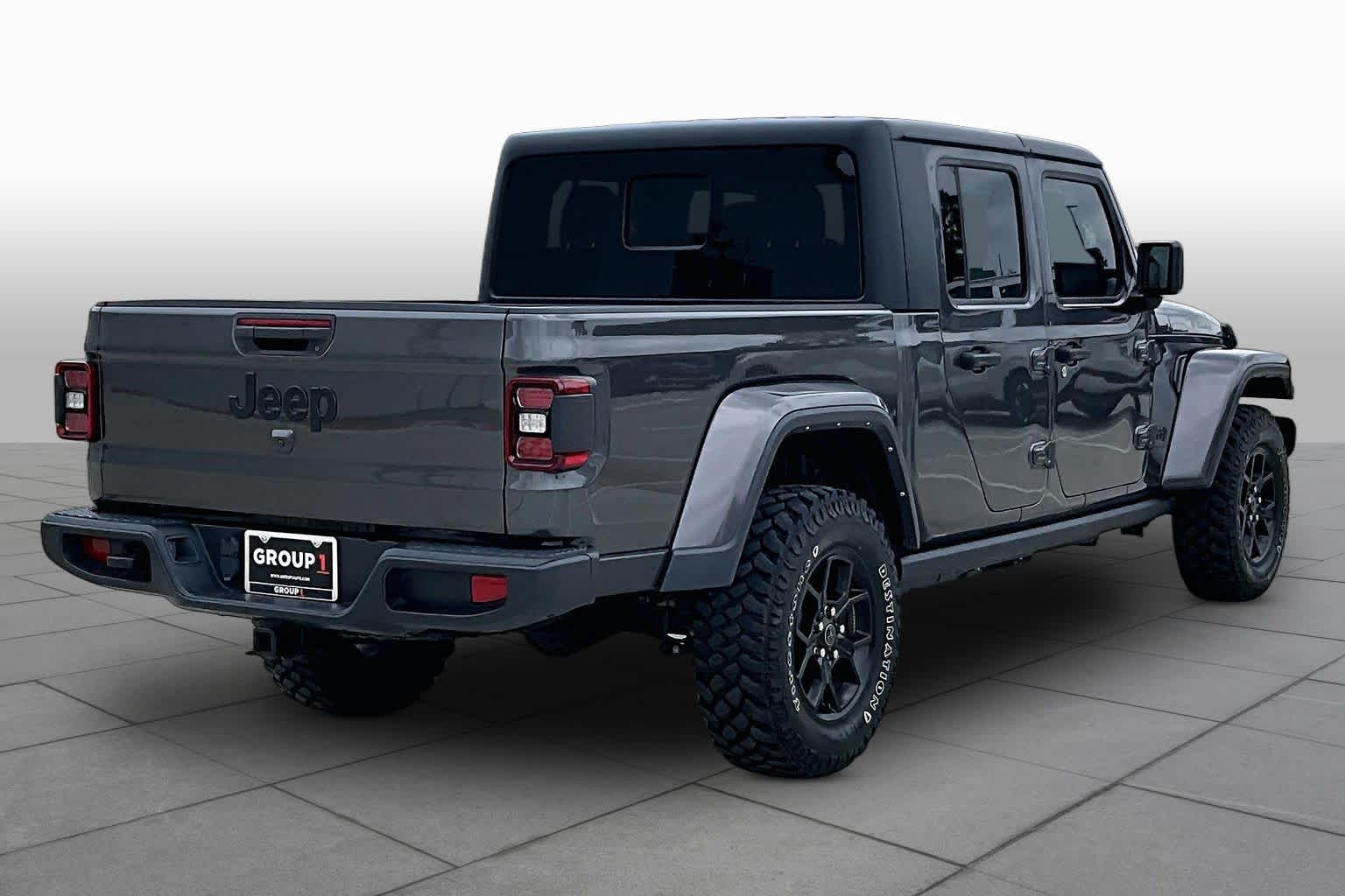 2024 Jeep Gladiator Willys Granite Crystal Metallic Clearcoat at Group 1 Toyota Southwest