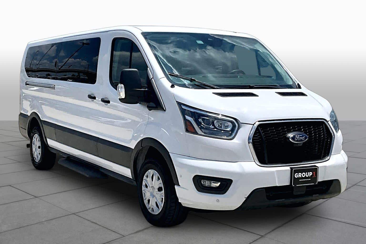2023 Ford Transit Passenger Wagon XLT Oxford White at Tomball Ford