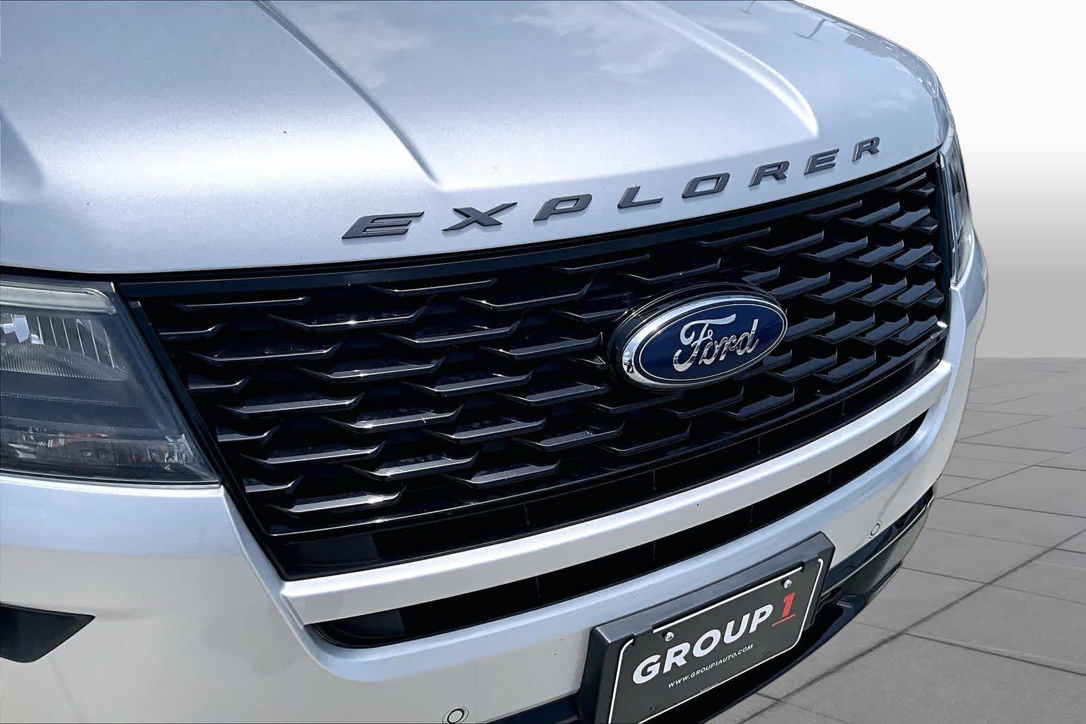 2019 Ford Explorer Sport Ingot Silver Metallic at AutoNation Chevrolet Gulf Fwy