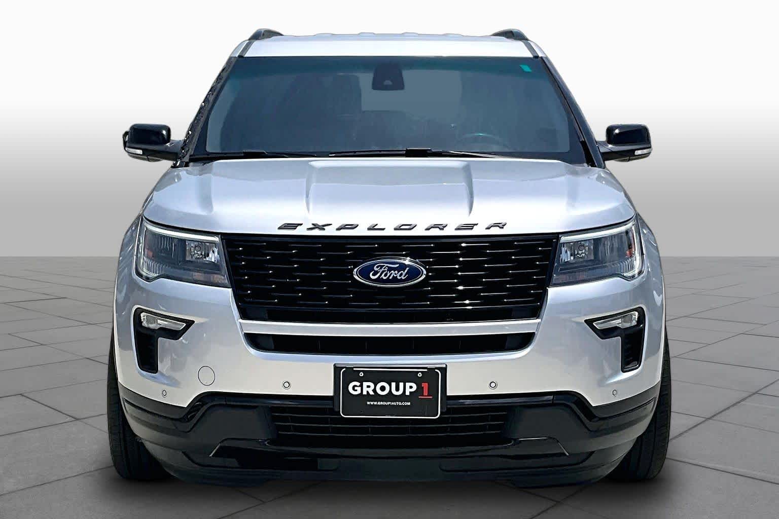 2019 Ford Explorer Sport Ingot Silver Metallic at AutoNation Chevrolet Gulf Fwy