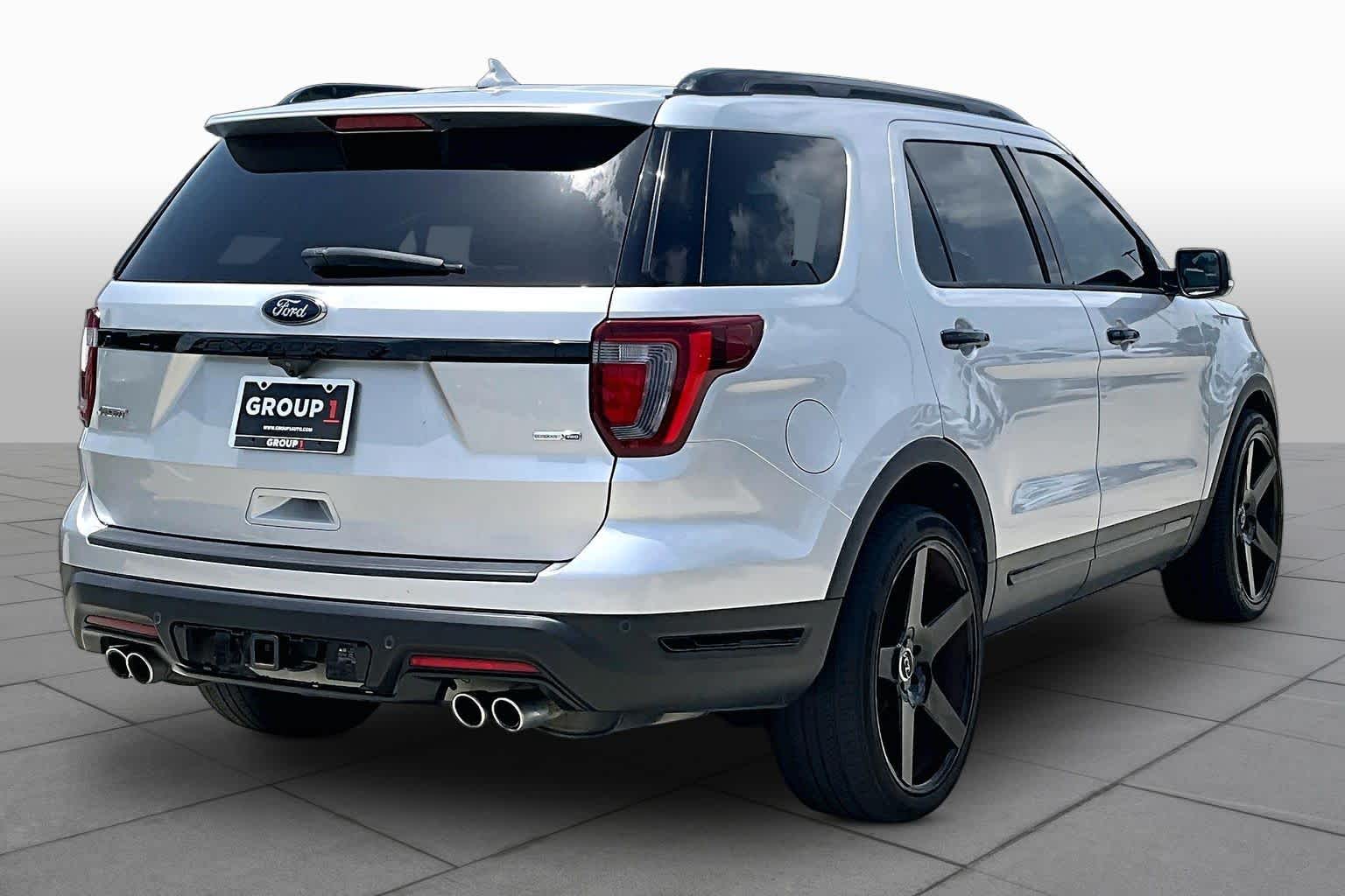 2019 Ford Explorer Sport Ingot Silver Metallic at AutoNation Chevrolet Gulf Fwy