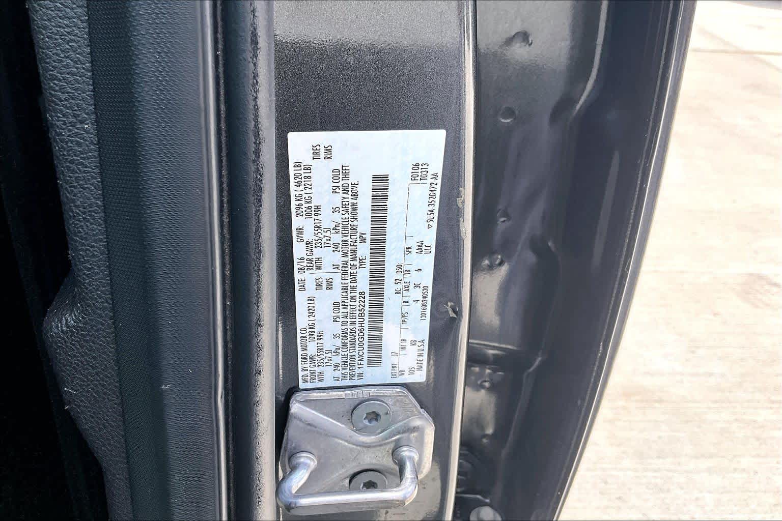 2017 Ford Escape SE Magnetic Metallic at Baytown Ford