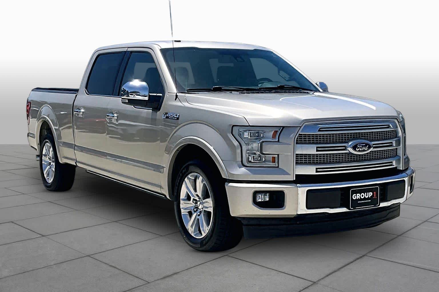 2017 Ford F-150 Platinum White Gold at Mac Haik Ford