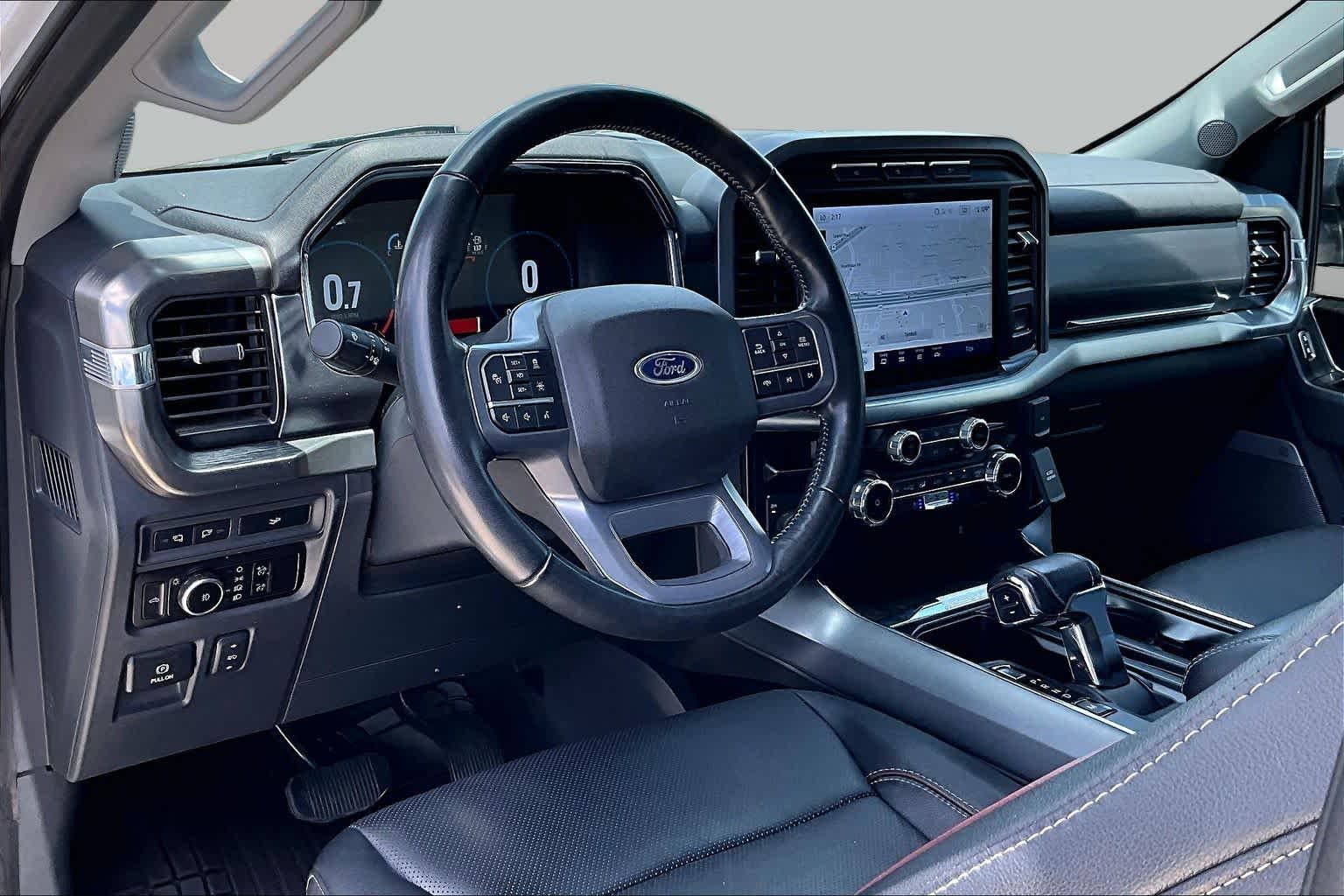 2023 Ford F-150 LARIAT Oxford White at Texan GMC Buick