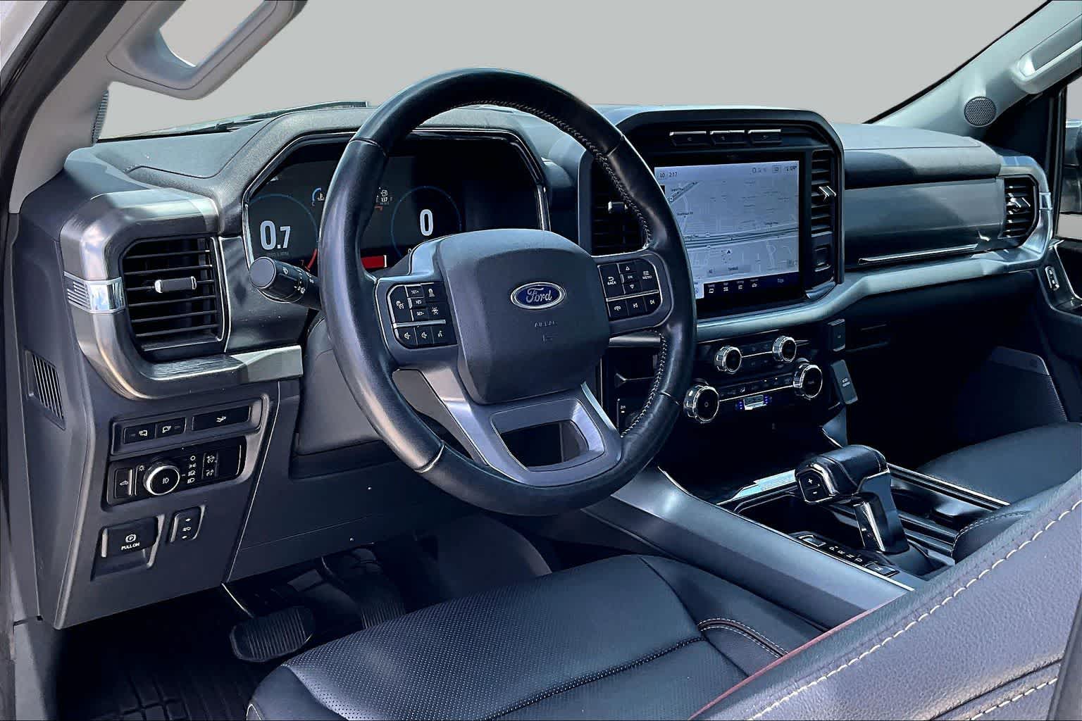 2023 Ford F-150 LARIAT Oxford White at Texan GMC Buick