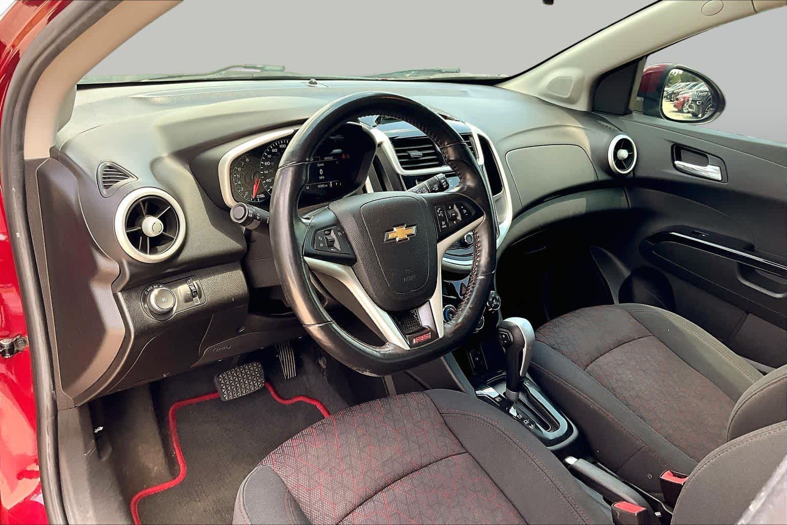 2017 Chevrolet Sonic LT Cajun Red Tintcoat at Westside Kia