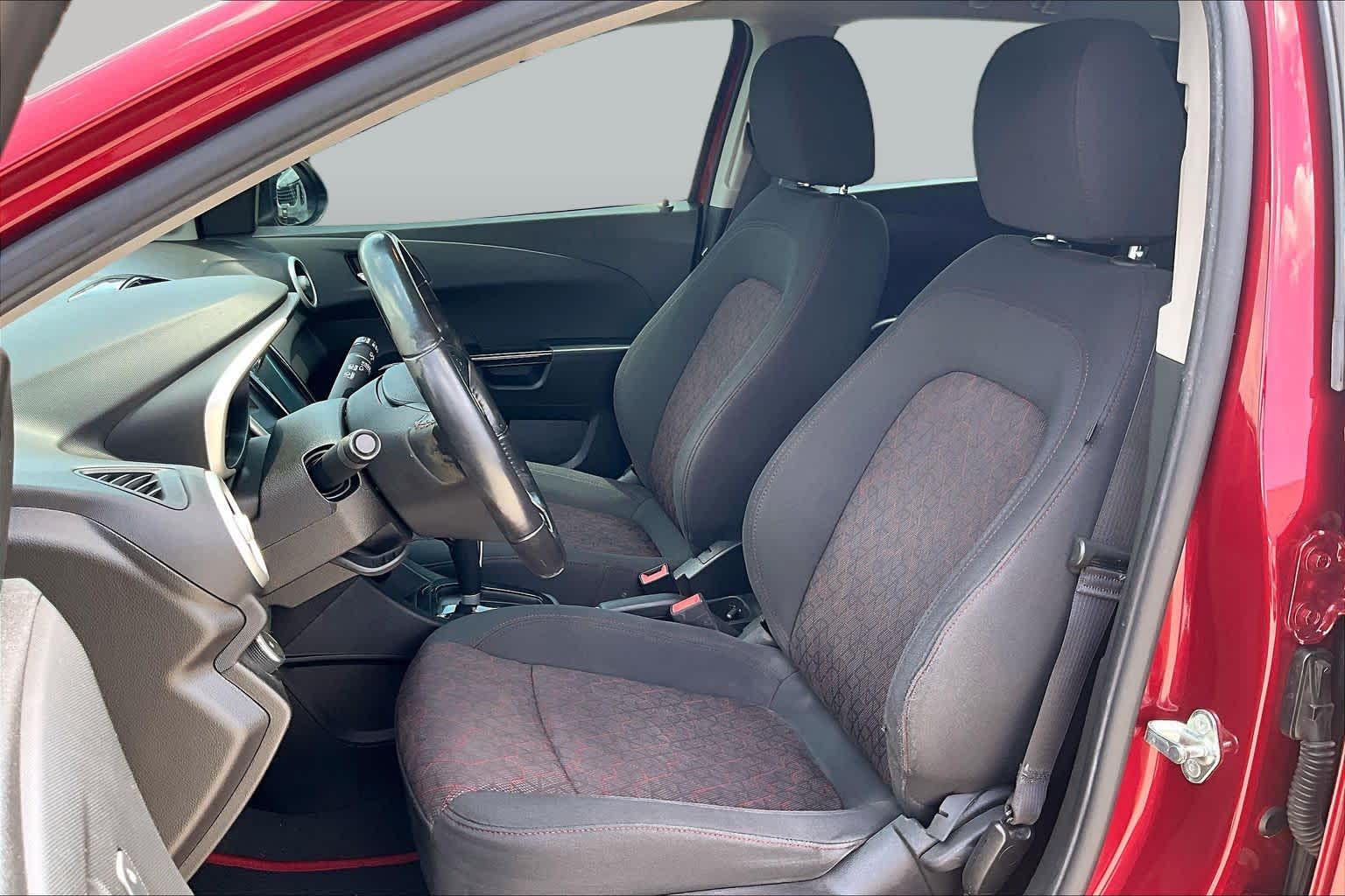 2017 Chevrolet Sonic LT Cajun Red Tintcoat at Westside Kia