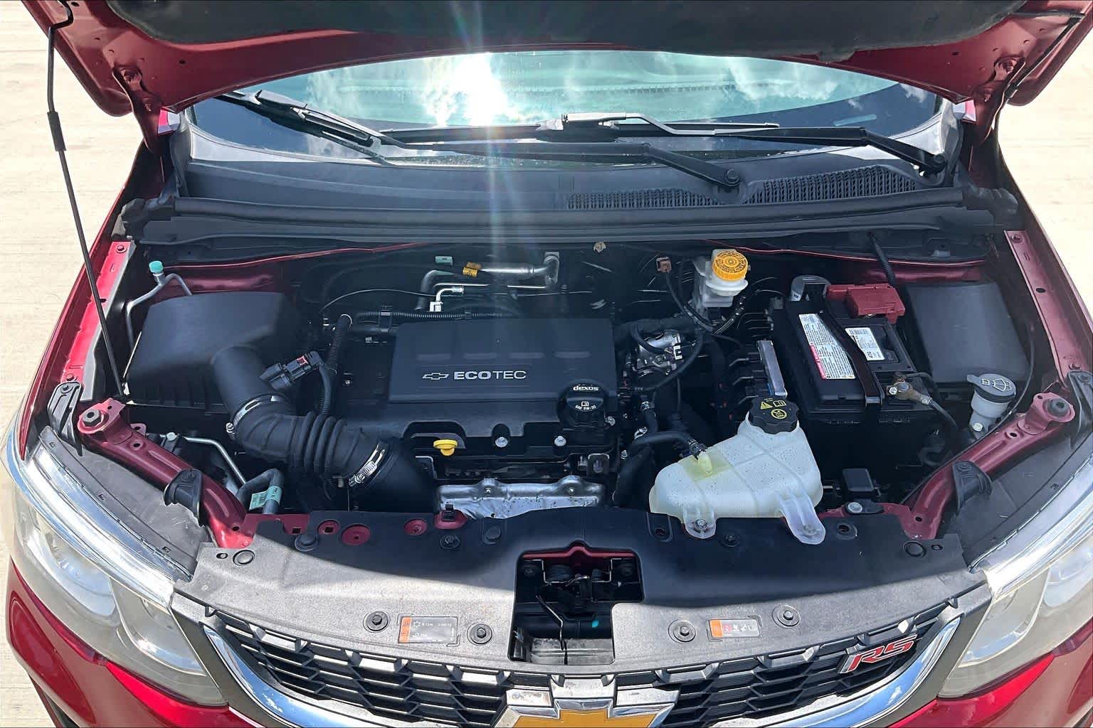 2017 Chevrolet Sonic LT Cajun Red Tintcoat at Westside Kia