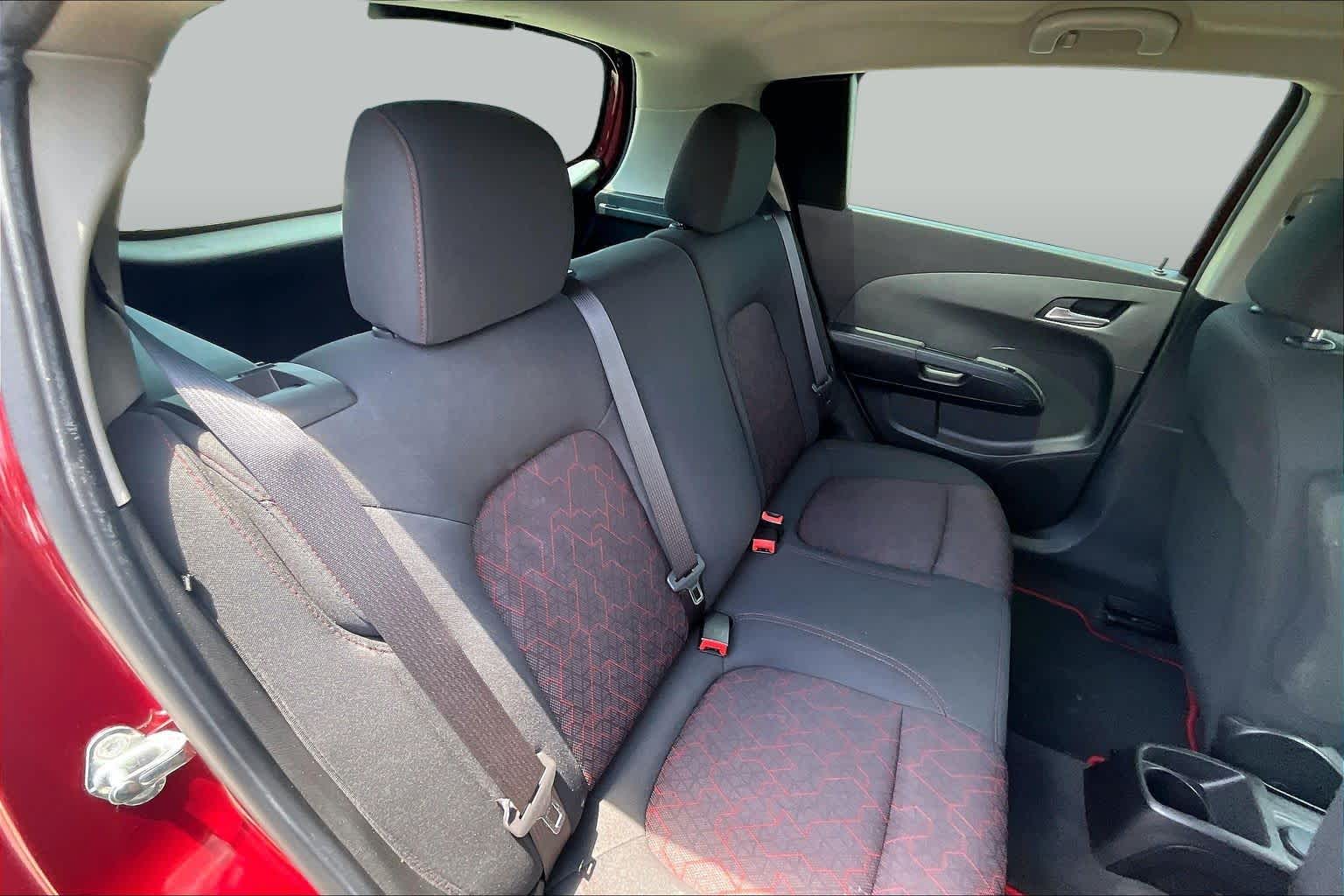 2017 Chevrolet Sonic LT Cajun Red Tintcoat at Westside Kia