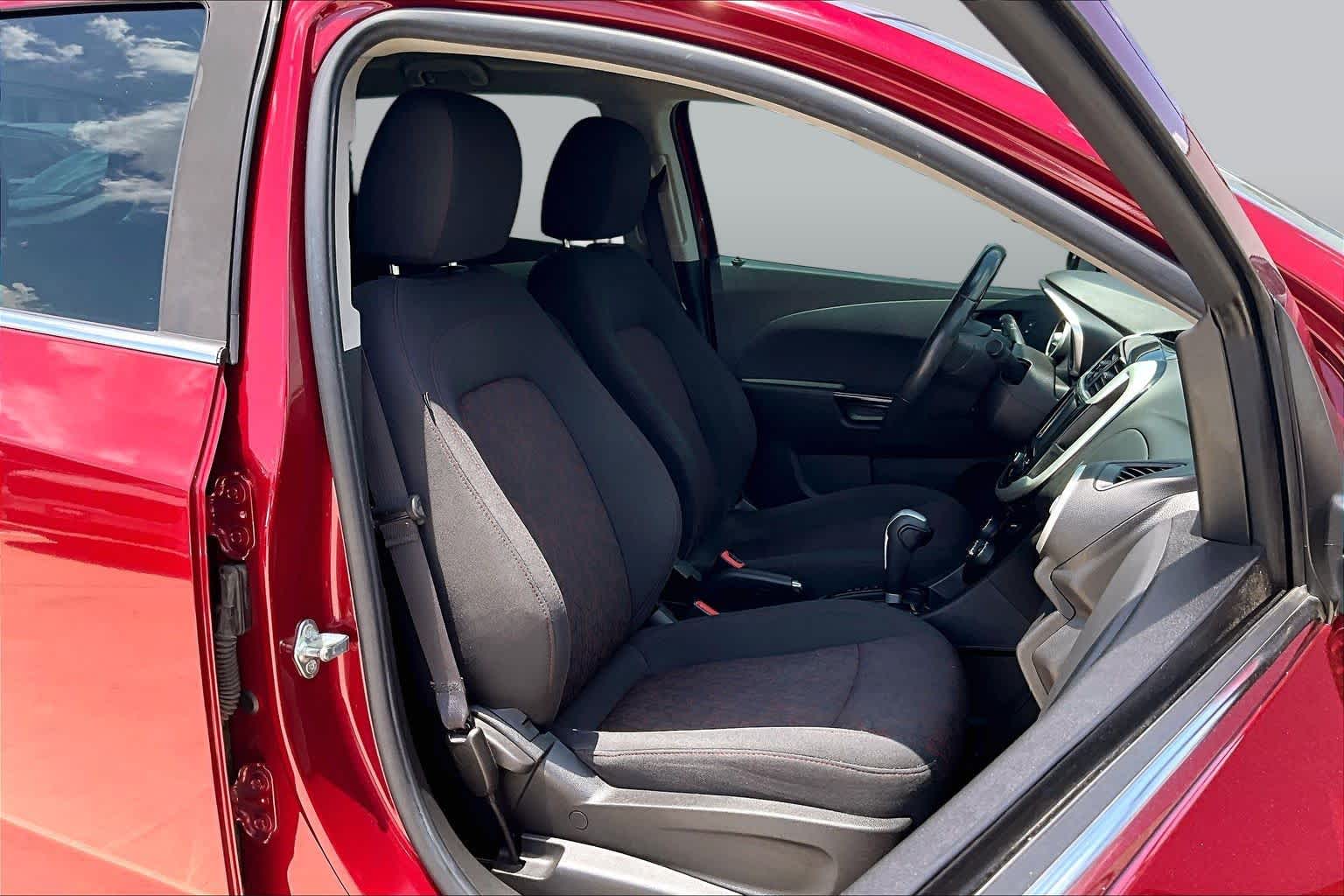2017 Chevrolet Sonic LT Cajun Red Tintcoat at Westside Kia