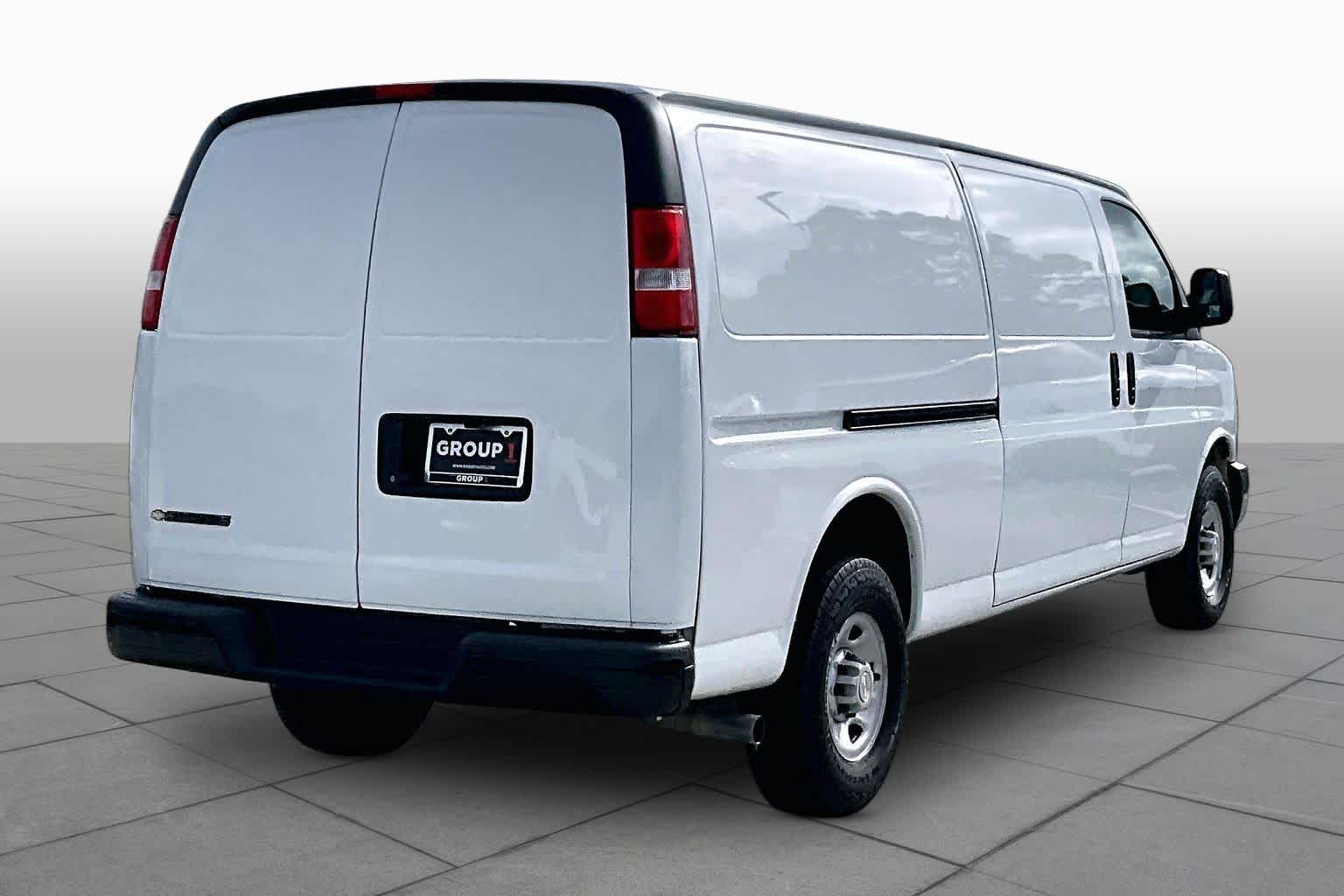 2023 Chevrolet Express Cargo Van  Summit White at Group 1 GMC Buick South