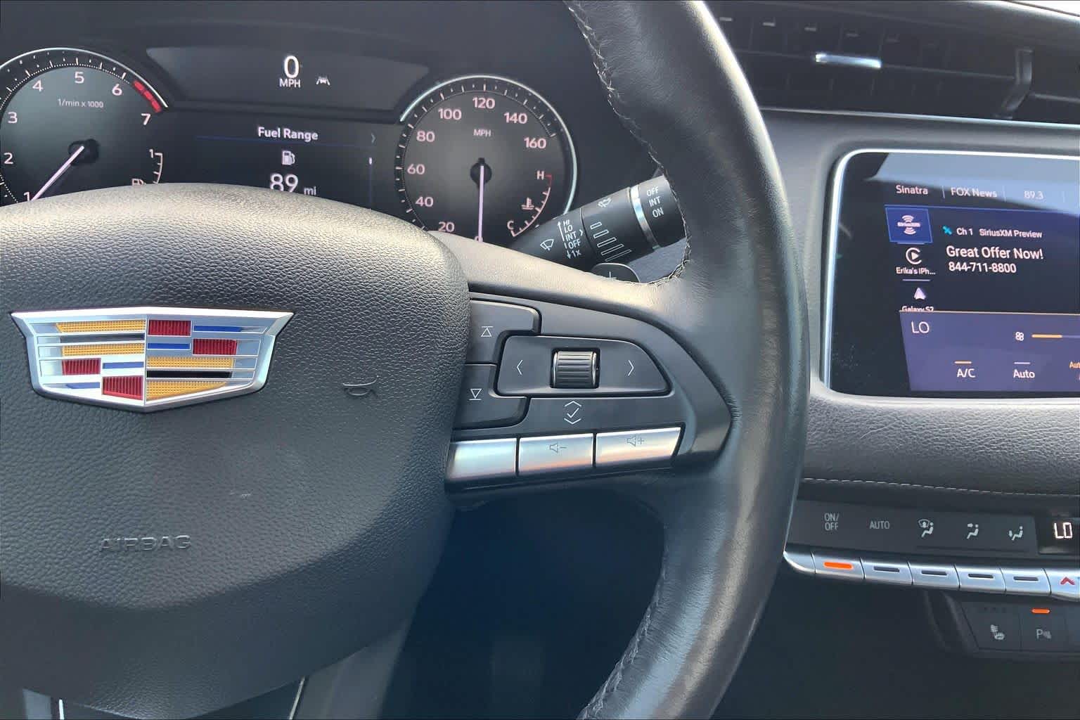 2023 Cadillac XT4 FWD Luxury Stellar Black Metallic at Davis Chevrolet