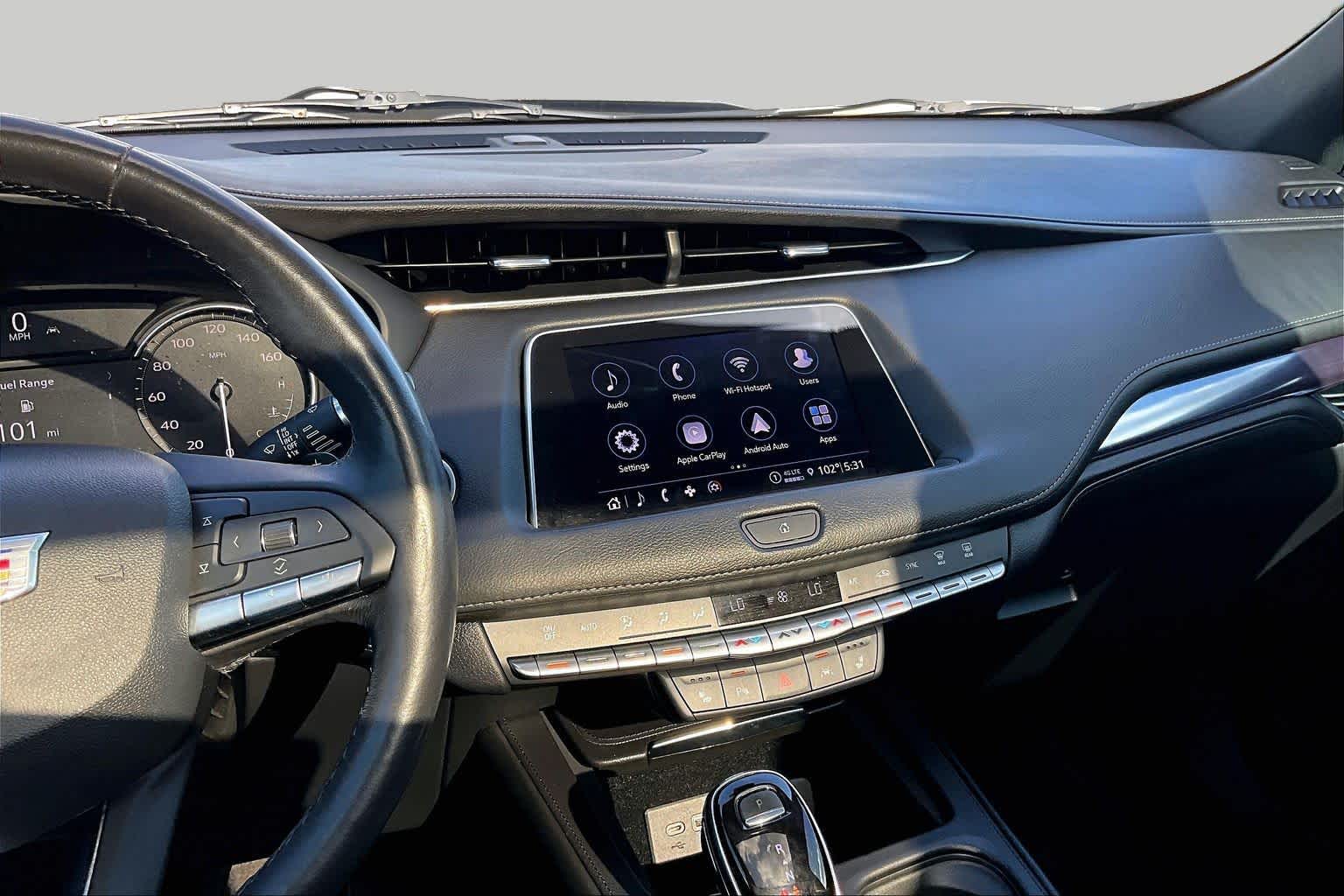 2023 Cadillac XT4 FWD Luxury Stellar Black Metallic at Davis Chevrolet