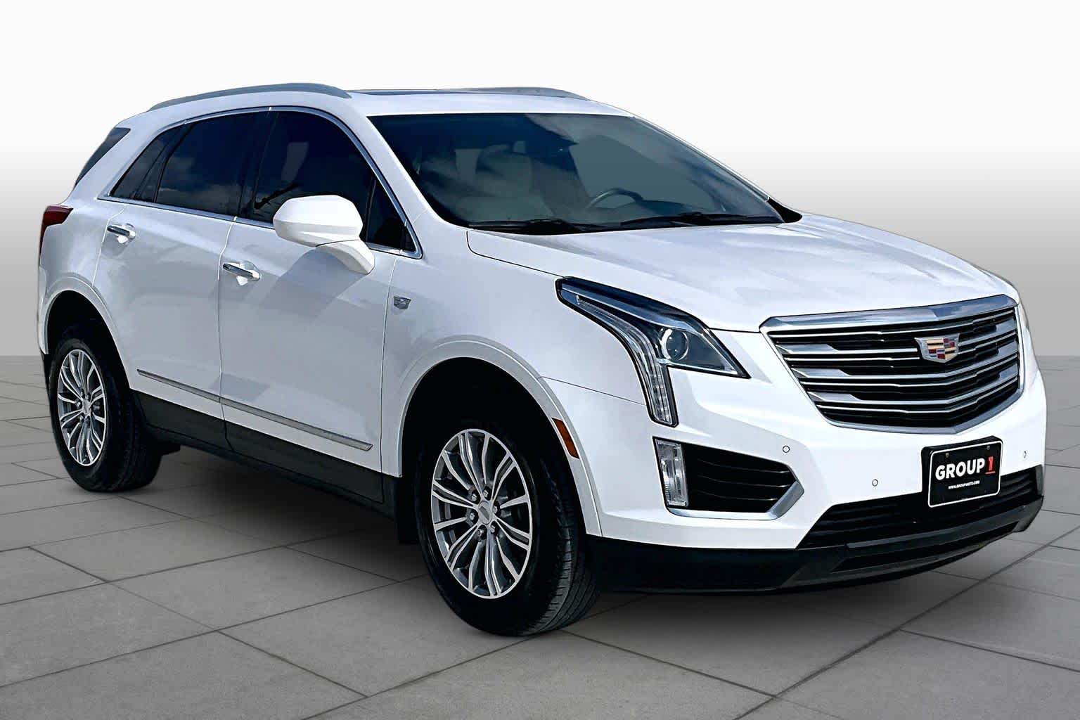 2017 Cadillac XT5 Luxury FWD Crystal White Tricoat at Tomball Ford