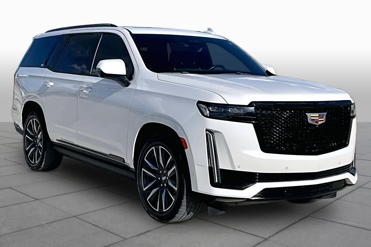 2021 Cadillac Escalade Sport Crystal White Tricoat at Beck & Masten Kia