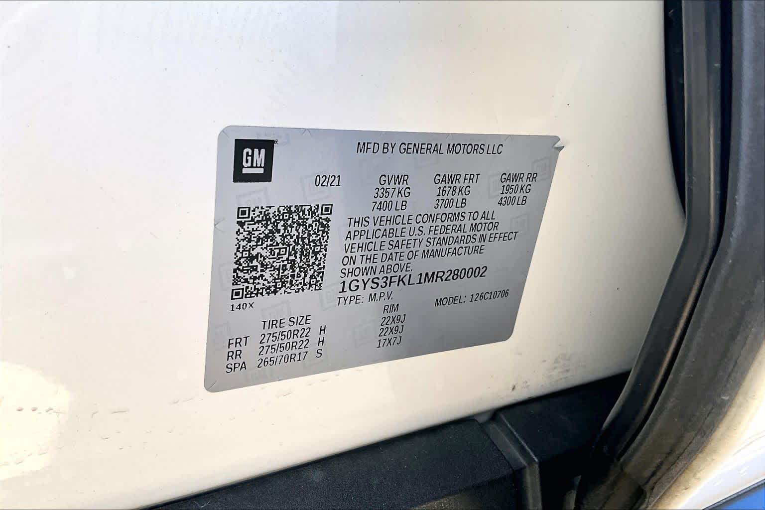 2021 Cadillac Escalade Sport Crystal White Tricoat at Beck & Masten Kia