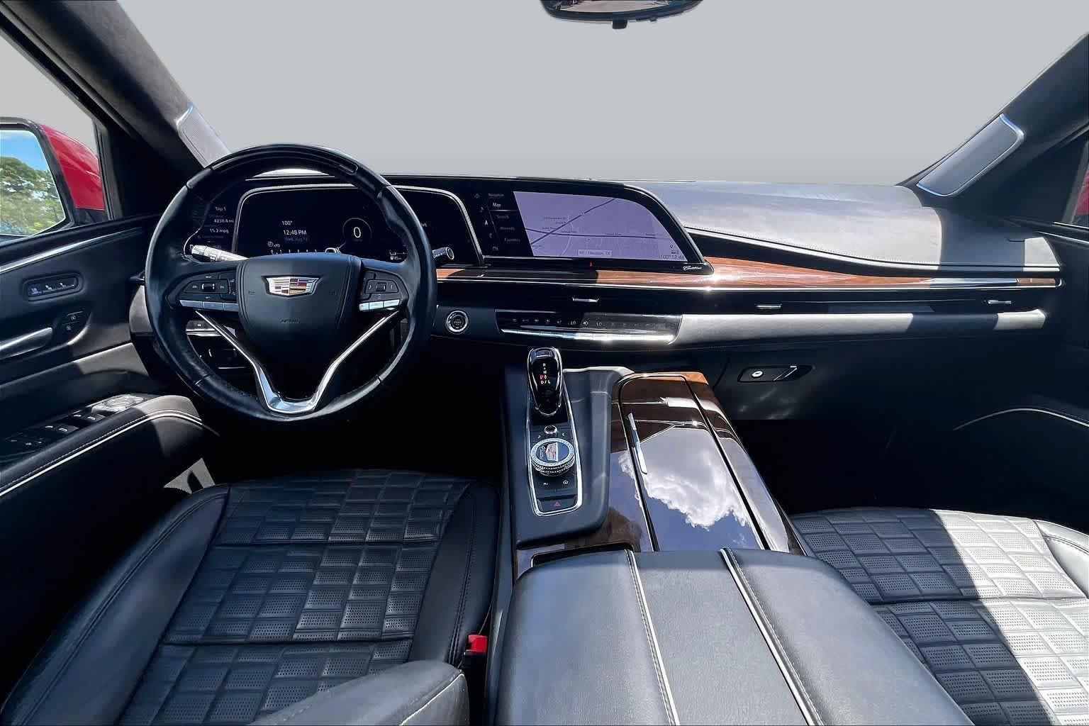 2023 Cadillac Escalade 4WD Sport Platinum Radiant Red Tintcoat at Westside Kia