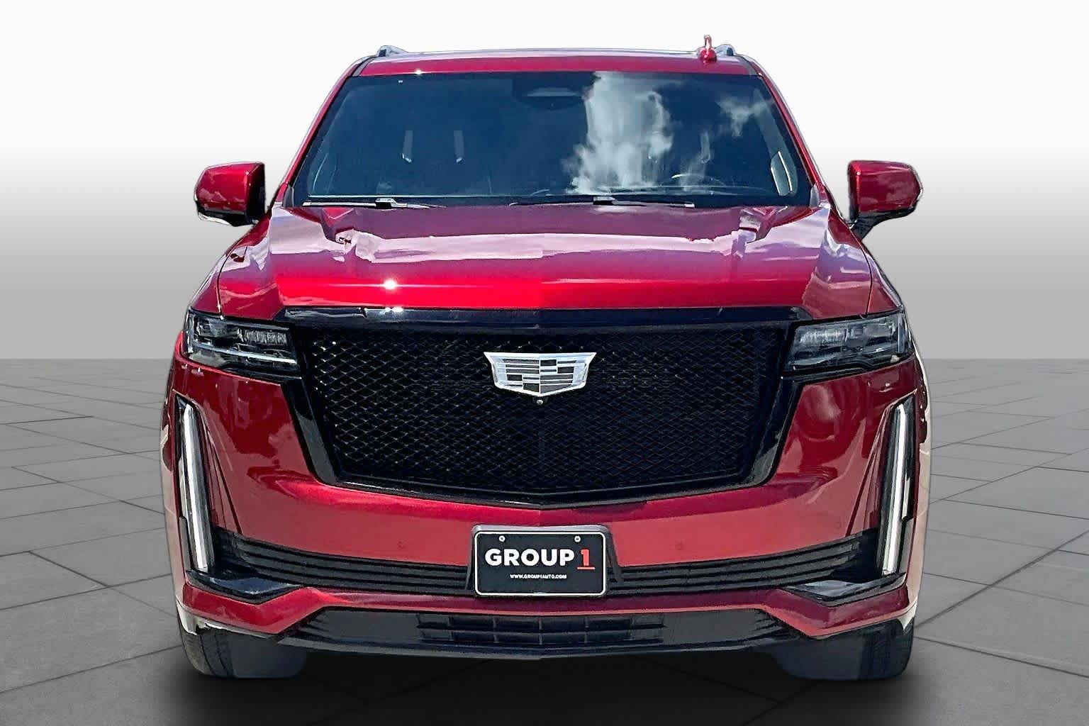 2023 Cadillac Escalade 4WD Sport Platinum Radiant Red Tintcoat at Westside Kia