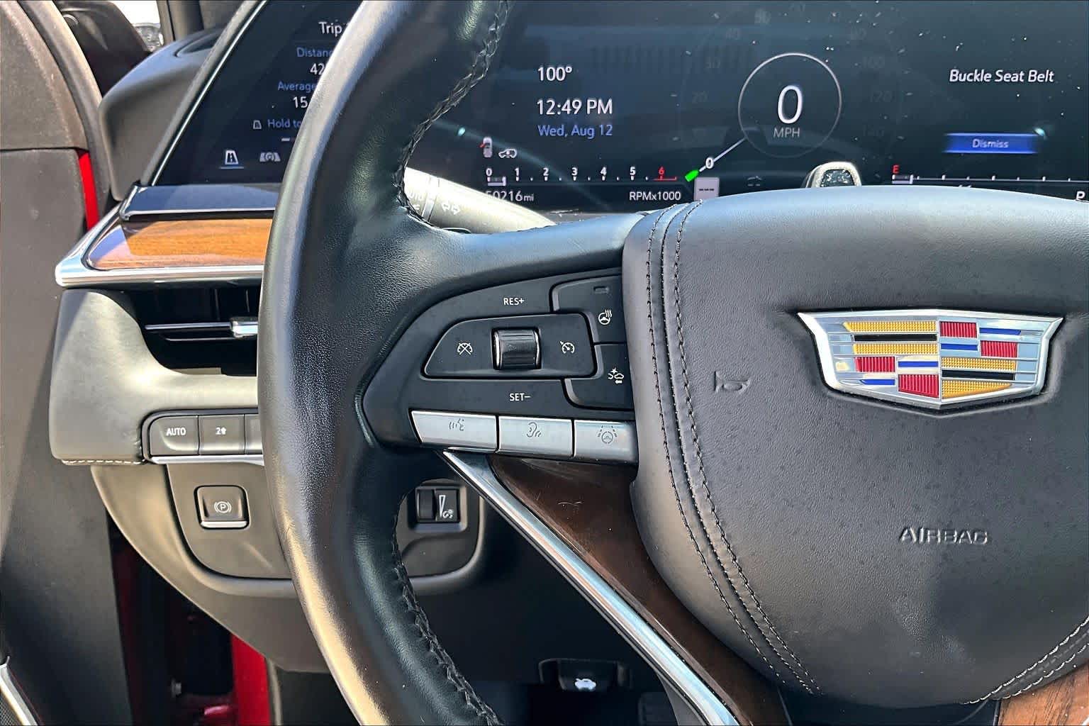2023 Cadillac Escalade 4WD Sport Platinum Radiant Red Tintcoat at Westside Kia