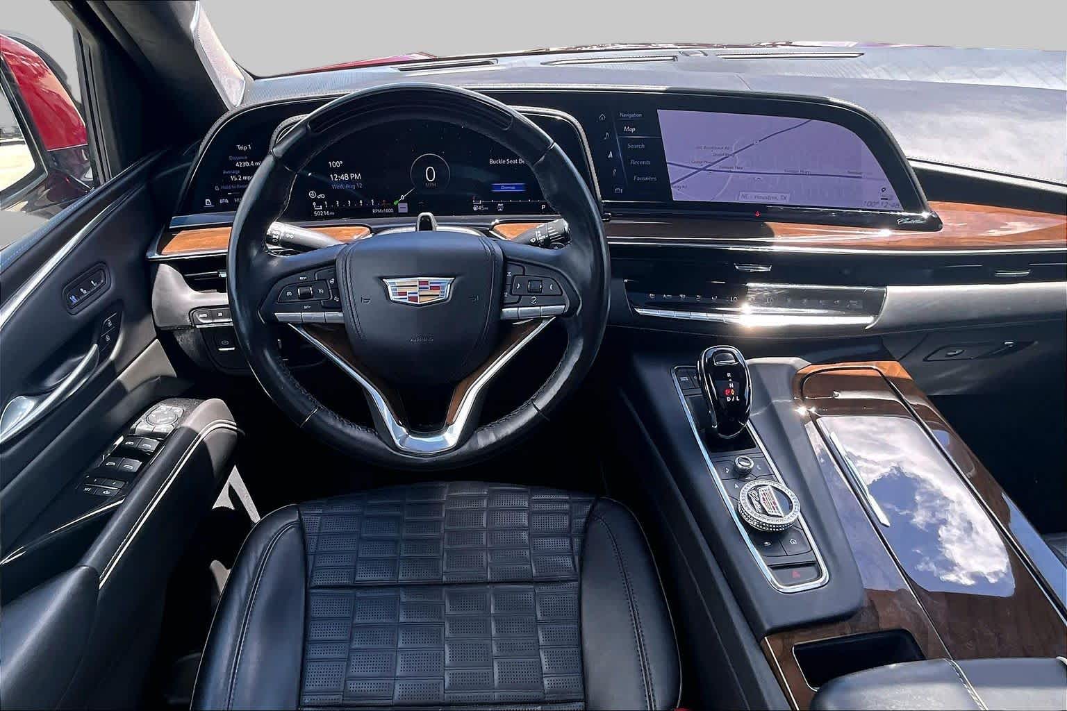 2023 Cadillac Escalade 4WD Sport Platinum Radiant Red Tintcoat at Westside Kia