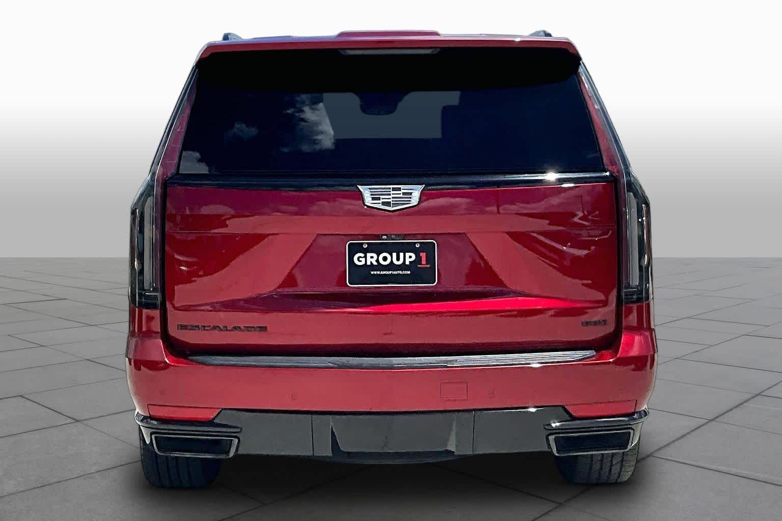 2023 Cadillac Escalade 4WD Sport Platinum Radiant Red Tintcoat at Westside Kia
